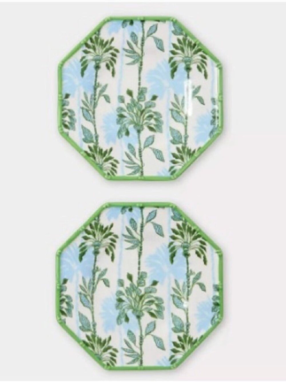 NWT Lilly Pulitzer Set of 2 Appetizer Plates Swayin In The Breeze